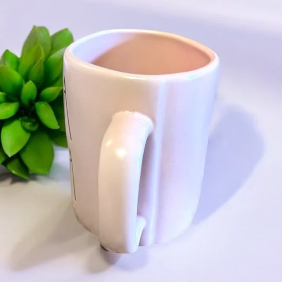 NWOT Rae Dunn Blush Pink HUBBA HUBBA Mug Lovely Soft Shell Pink Collectible Gift - Picture 5 of 13